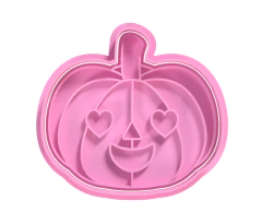 Calabaza ojos corazon