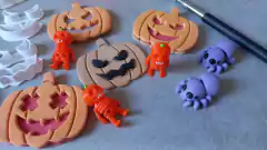 Esqueleto calabaza Halloween 4,5cm en internet