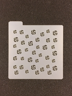 Stencil rositas