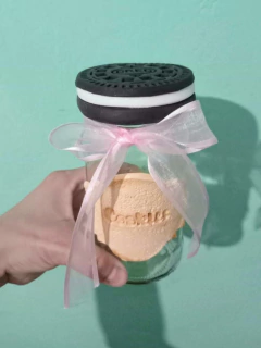 Cortante de galletita Sonrisa de 8.5 cm para tapa de frasco - comprar online