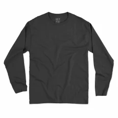 Remera manga larga Negra (Hombre) - comprar online