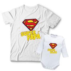 COMBO REMERA + BODY - SUPER PAPÁ