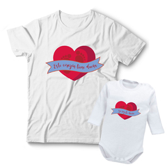 COMBO REMERA + BODY - ESTE CORAZON TIENE DUEÑA