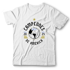 Remera Copa América 2024 100% Algodón - Campeones