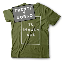 Remera PERSONALIZADA frente y dorso - HeyGo!