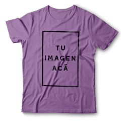 Remera PERSONALIZADA frente y dorso en internet