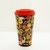 Vaso LGBT con tapa café y packaging - comprar online