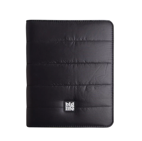 Planner Puffer Negro Día por Página 15x21cm Perpetuo - comprar online