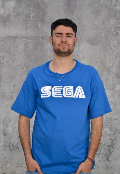 Remera Sega Logo Video Juegos Retro (2DF)