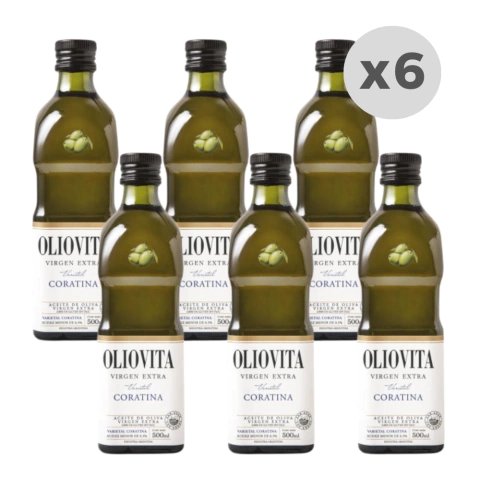 Aceite de Oliva Oliovita Coratina Botella 500ml x6