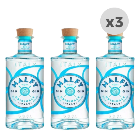 Gin Malfy Originale Italia 700ml x3