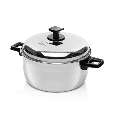 Cacerola con Tapa Magenta By Gamuza 22cm 3,5l Acero Inox