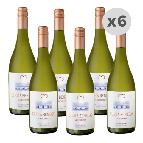 Vino Clara Benegas Chardonnay 2021 x6