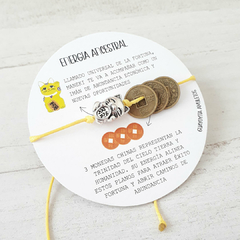 PULSERA ENERGIA ANCESTRAL AMARILLO