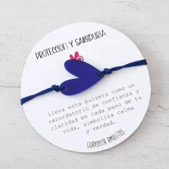 PULSERA LATIDO MAGICO AZUL en internet
