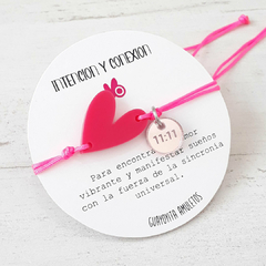 PULSERA LATIDO MAGICO FUCSIA