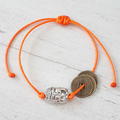 PULSERA ENERGIA ANCESTRAL NARANJA - comprar online