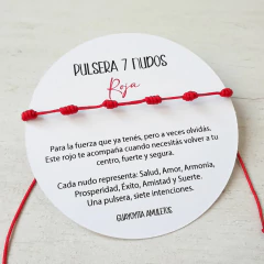 PULSERA 7 NUDOS COLORES - comprar online