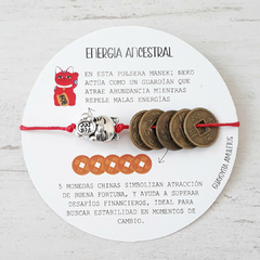 PULSERA ENERGIA ANCESTRAL ROJA