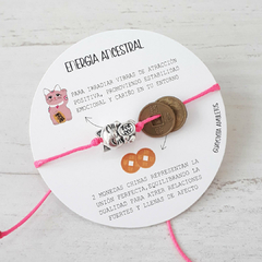 PULSERA ENERGIA ANCESTRAL ROSA en internet