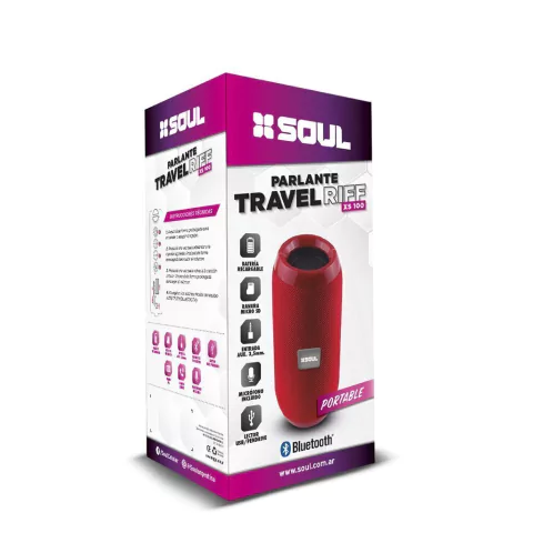 PARLANTE SOUL TRAVEL RIFF XS100 (COD: 10408856/10408949/10408950/10408951/10408952/10408949)
