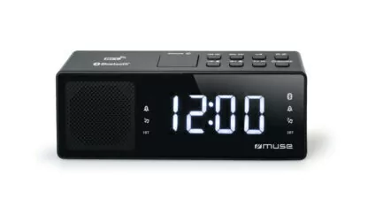 RADIO RELOJ DESPERTADOR CON BLUETOOTH MUSE (COD: 13100106)