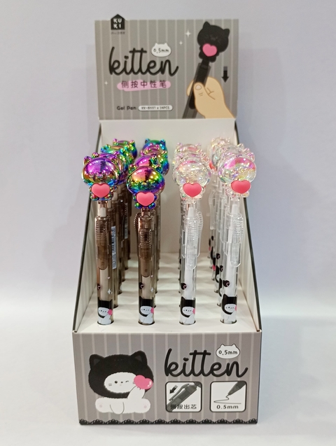 BOLIGRAFO MP DE GEL GATITA CORAZON - comprar online