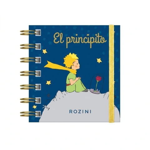 LIBRETA ESPIRAL ROZINI EL PRINCIPITO 8X9,5CM LISO