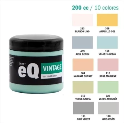 PINTURA A LA TIZA LINEA VINTAGE X200CC