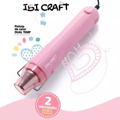 PISTOLA DE CALOR DOS VELOCIDADES IBI SCRAPBOOKING
