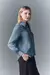 Imagen de CAMISA CROP METALLIC RAPSODIA