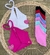 Cropped Brenda Faixa Rosa - comprar online