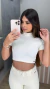 Cropped Anna Faixa Rosa - (cópia) - (cópia) - (cópia) - tienda online