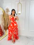 Vestido Estampado Tropical Chic na internet