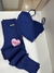 Conjunto Retrô 3D Faixa Rosa