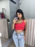 Cropped Canelado Premium Faixa Rosa - (cópia) - Valérios Boutique 