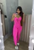 Macacão Maisa 3D Faixa Rosa - (cópia)