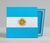 Cuadro Bandera Argentina · Canvas 40x40 cm - comprar online