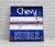 Cartel Vintage Chevy Serie 2 · 30x30 cm #01 - comprar online
