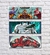 Combo #002 · 3 Cuadros Evangelion + Ghost in the Shell + Akira · Canvas 80x30 cms