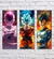 Combo #001 · 3 Cuadros Goku + Vegeta + Freezer · Canvas 80x30 cms