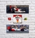 Combo Ayrton Senna · Cuadros 80x30 + 30x30 + Calcos #01
