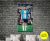 Cuadro Lionel Messi · 90x50 cm #23 en internet