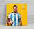 Cartel Rodrigo De Paul Qatar 2022 #02 · 30x30 cm