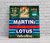 Imagen de Cartel Carlos Reutemann Formula 1 · 30x30 cm