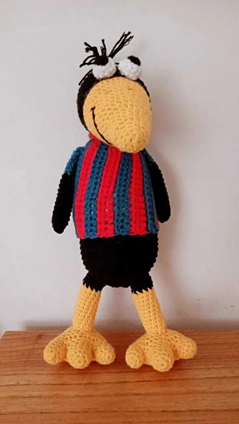 Cuervo Amigurumi (entrega en 15 dias) - comprar online