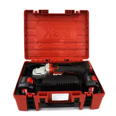 AMOLADORA ANGULAR INALAMBRICA DCK POTENCIA 630W DIAMETRO DEL DISCO 115MM MOTOR BRUSHLESS - INCLUYE MALETIN CON 2 BATERIAS Y 1 CARGADOR - comprar online