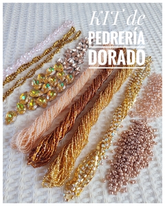 Kit de Pedrería Dorado