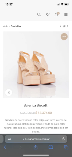 Imagen de Sandalias Marra talle 37