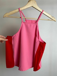 Musculosa fucsia y rojo Deeply - comprar online